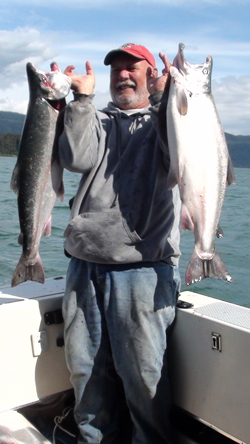 Big Jim with a Big King Salmon